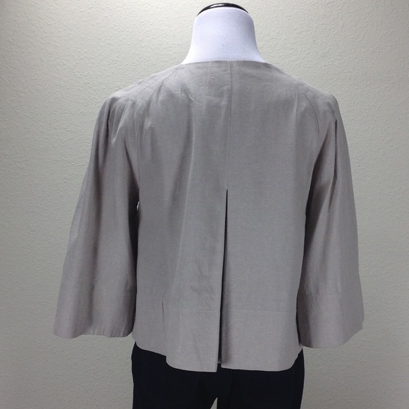 Tex by Max Azria Tan Open Front Bell Sleev… - Picture 4 of 8